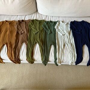 Lot of 6-12 month old Kyte Baby Footies